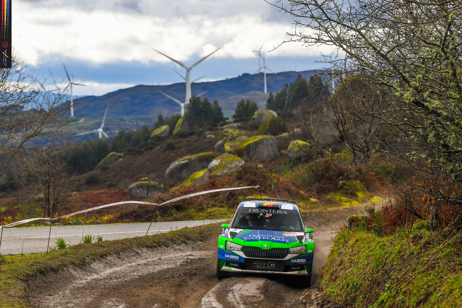 Paulo Caldeira / Carlos Magalhães em Skoda Fabia Rally2 Evo